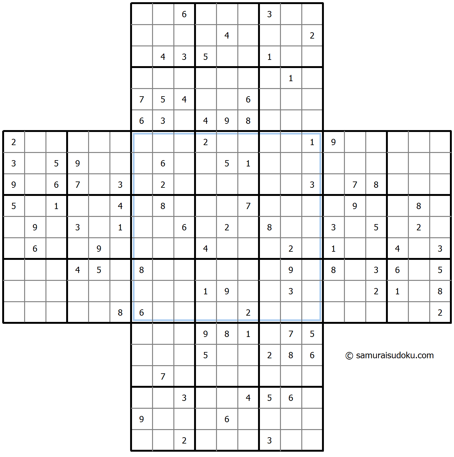 Cross Sudoku 2025年10月29日