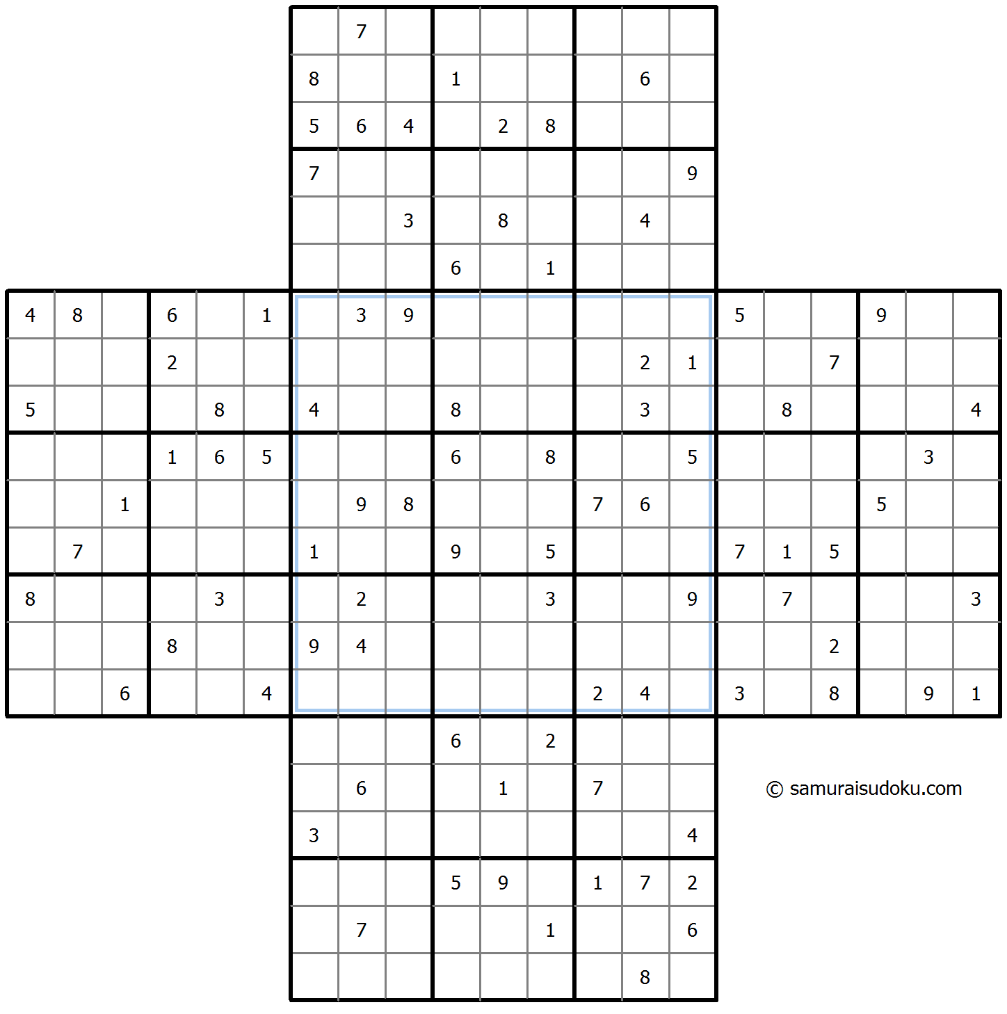 Cross Sudoku 2025年11月04日
