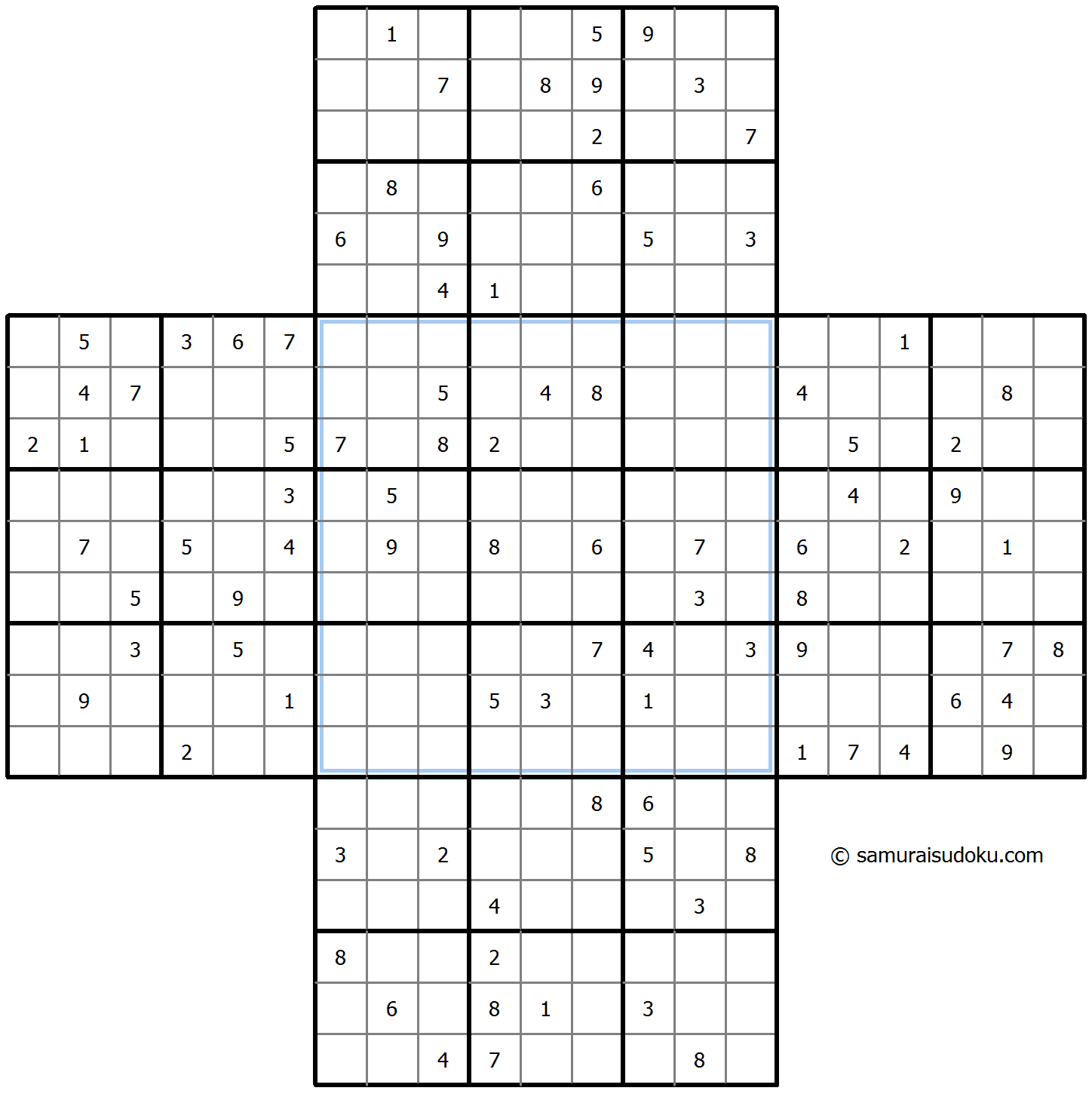 Cross Sudoku 2025年11月09日